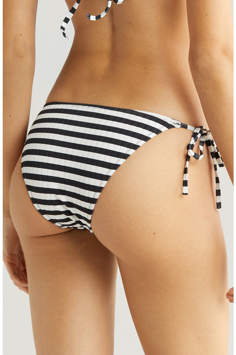Iris Rib Bikini Bottoms, Alternate, color, BLACKOUT X MARSHMALLOW
