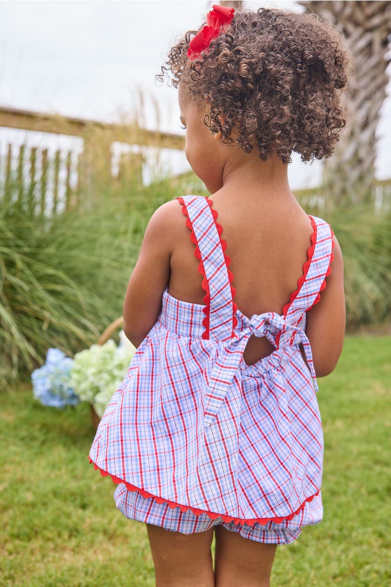 Kids' Evie Bloomer Set Blend, Alternate, color, Patriotic Plaid