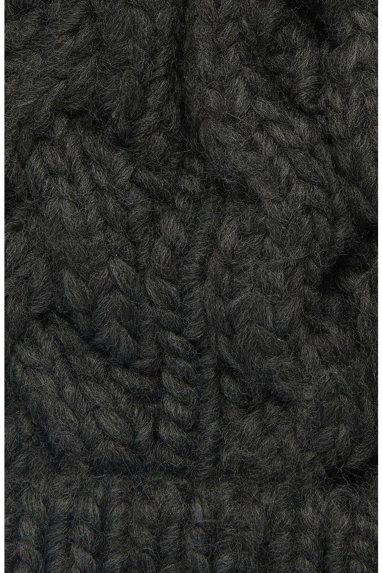 Penshaw Cable Beanie, Alternate, color, CHARCOAL
