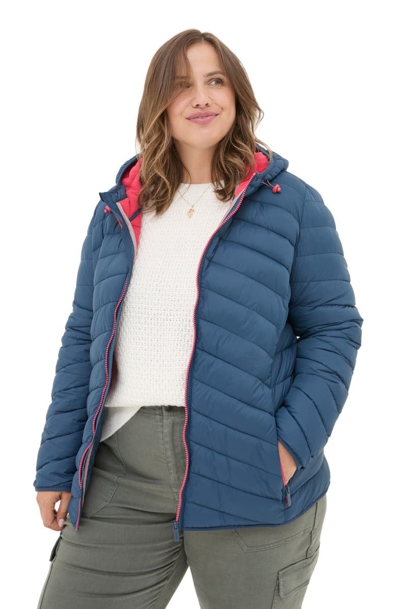 FatFace Women's Plus Size Ruby Lightweight Puffer Jacket, Main, color, 
