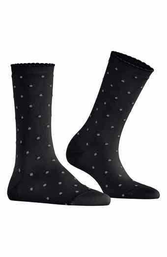 Spike Polka Dot Crew Socks