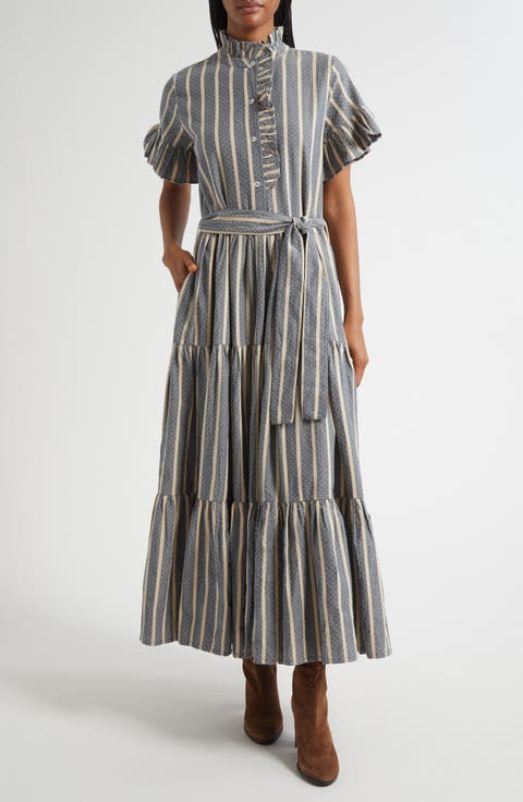 Victoria Ruffle Front Dress