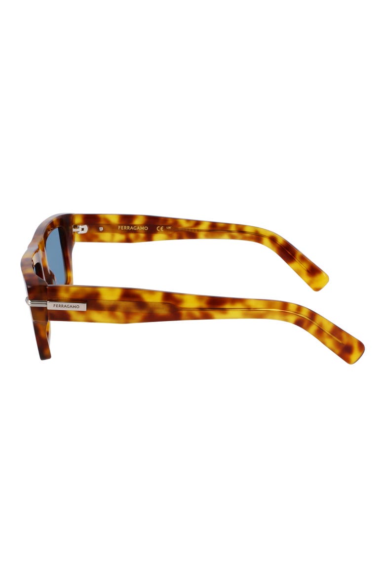 Prisma 50mm Rectangular Sunglasses, Alternate, color, BLONDE TORTOISE