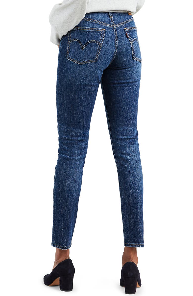 Levi's<sup>®</sup> 501<sup>®</sup> High Waist Ankle Skinny Jeans, Alternate, color,