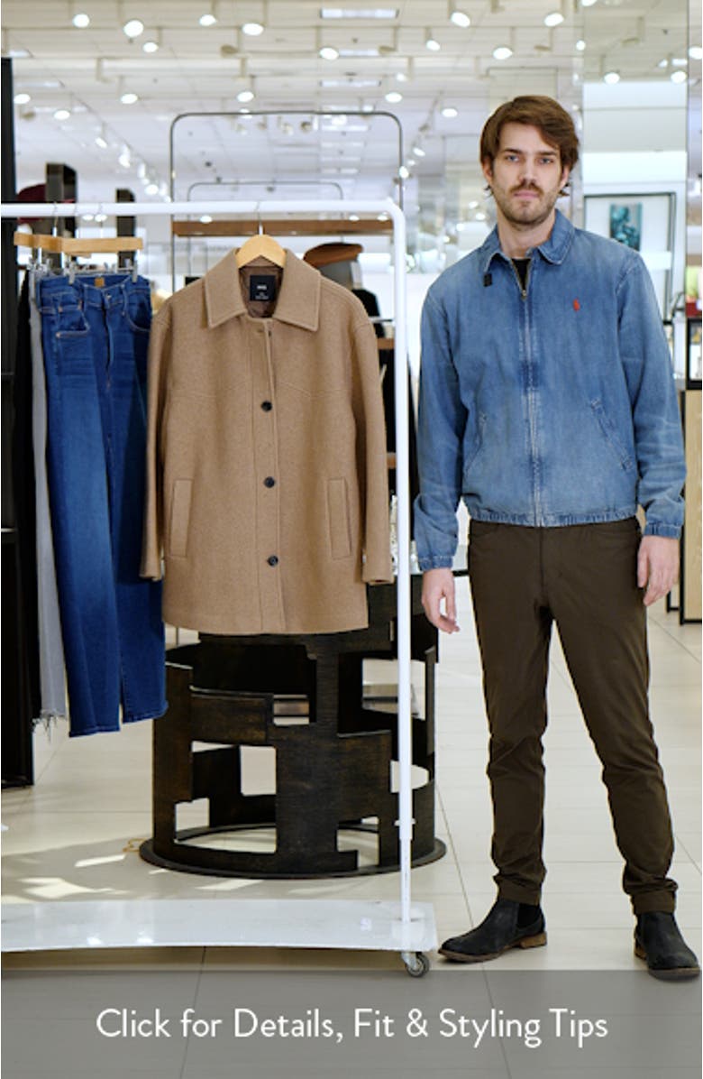 Oversize Wool Blend Coat, sales video thumbnail