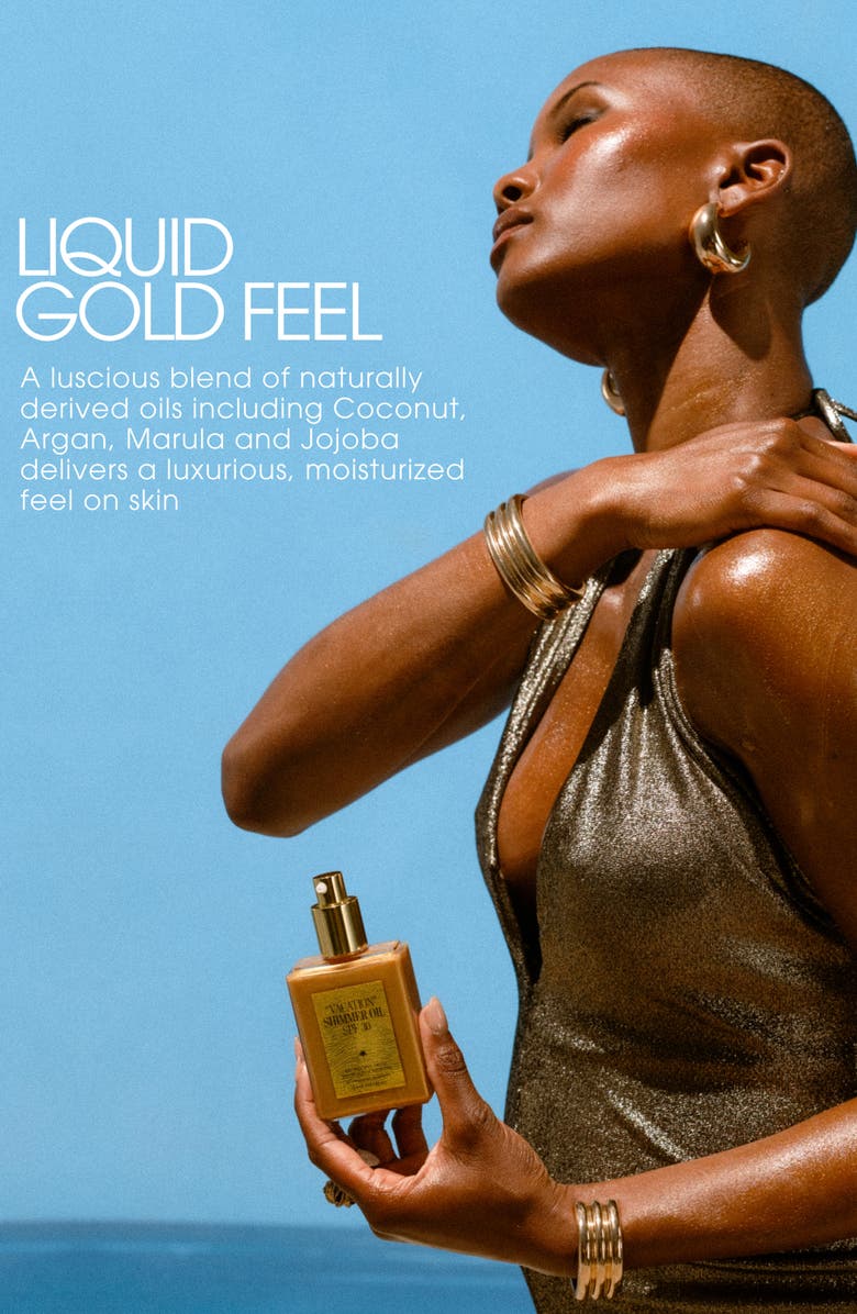 Vacation Shimmer Oil SPF 30 Sunscreen, Alternate, color, 