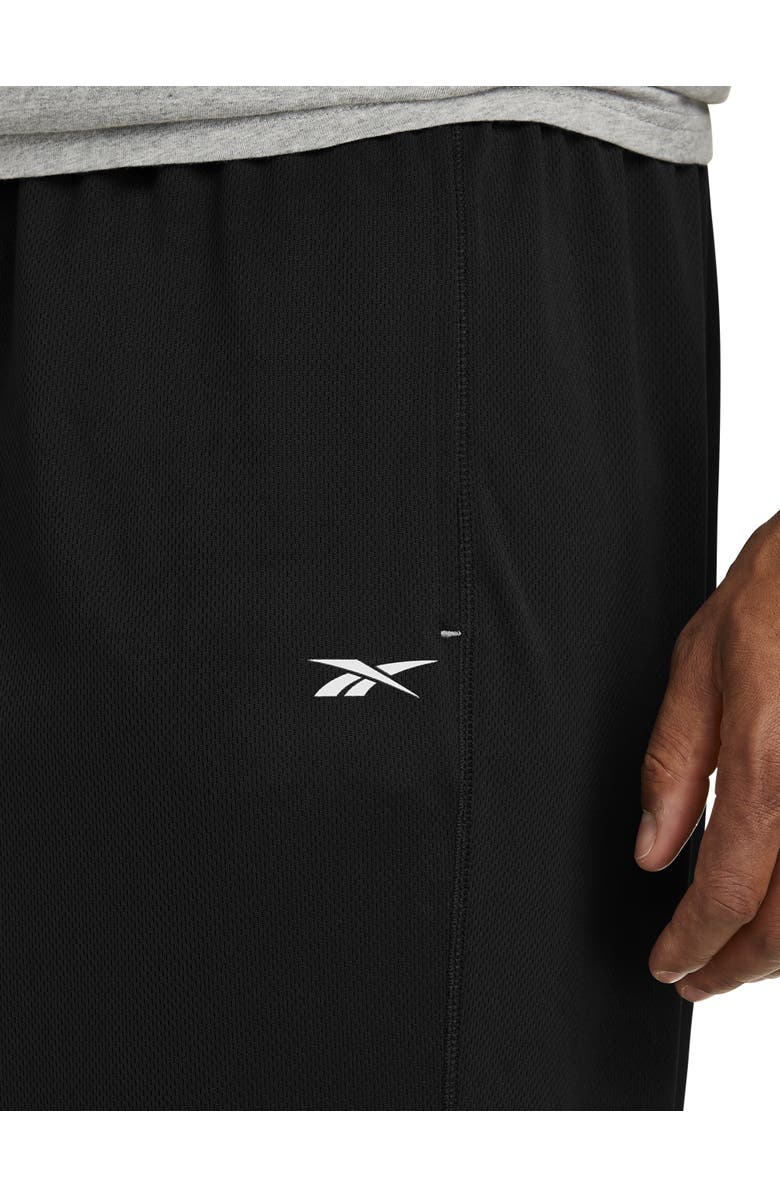 Reebok Performance Mesh Open-Hem Pants, Alternate, color, Black