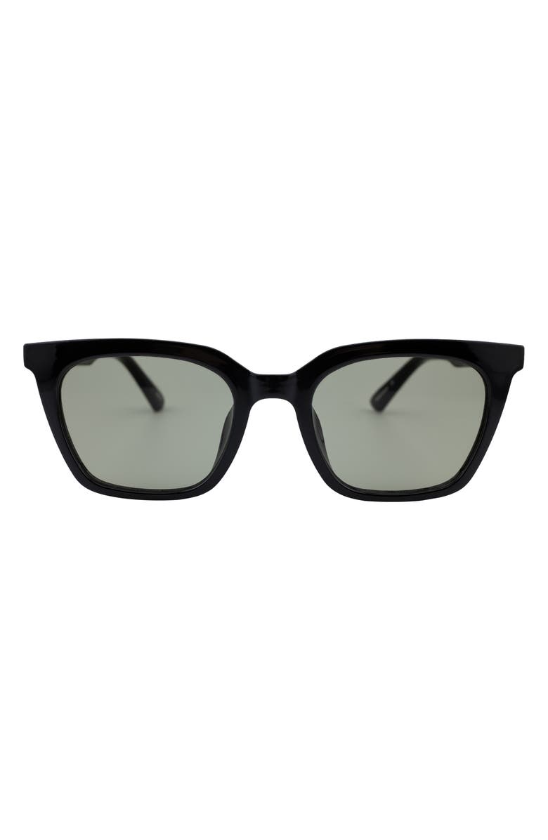 OTRA Bree 54mm Square Sunglasses, Main, color, Black/ Olive