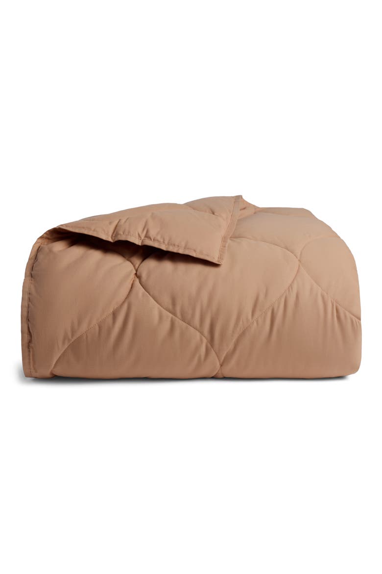 Cotton Drift Comforter, Main, color, ADOBE