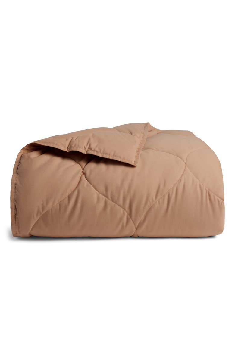 Parachute Cotton Drift Comforter, Main, color, Adobe