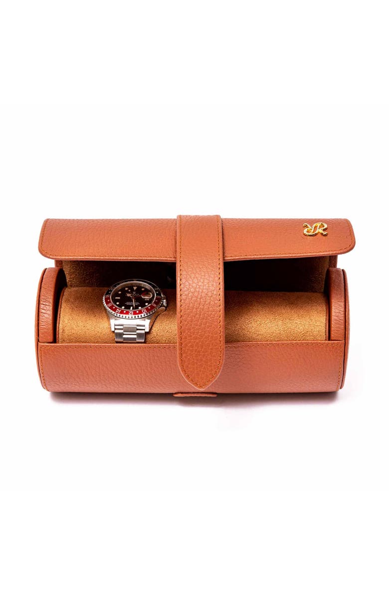 Rapport London BEREKLEY THREE WATCH ROLL, Alternate, color, Tan