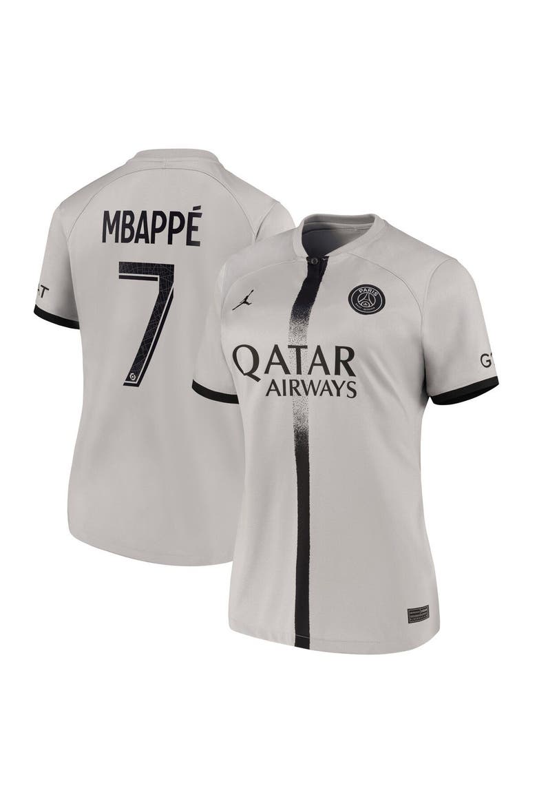 Women's Nike Kylian Mbappé Black Paris Saint-Germain 2022/23 Away Breathe Stadium Replica Player Jersey, Alternate, color, Black