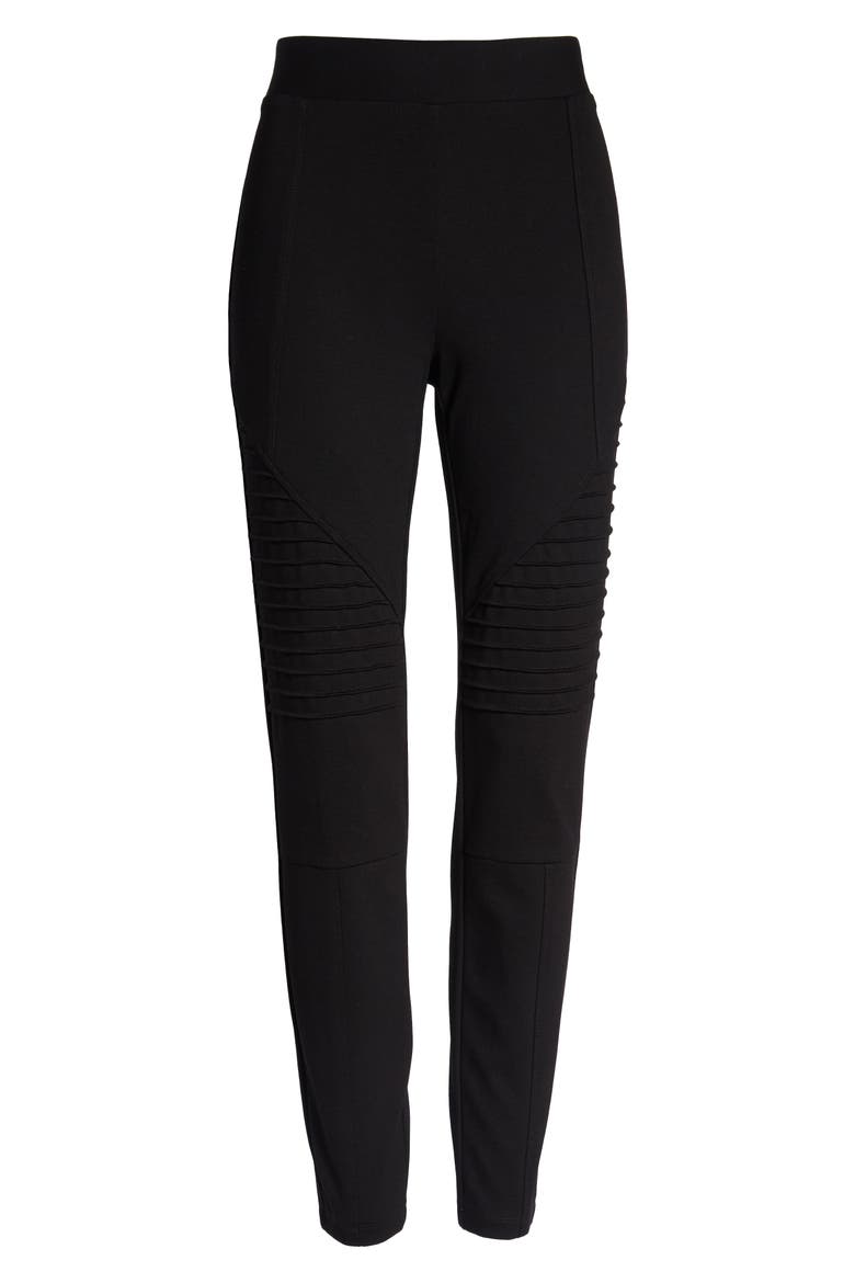Two by Vince Camuto Ponte Leggings, Alternate, color, RICH BLACK
