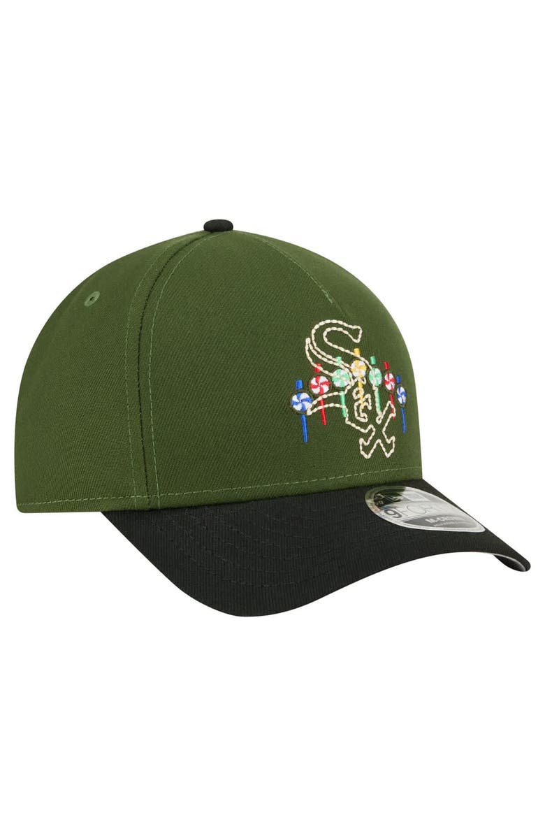 New Era Men's New Era Dark Green Chicago White Sox City Feature 9FORTY A-Frame Adjustable Hat, Alternate, color,