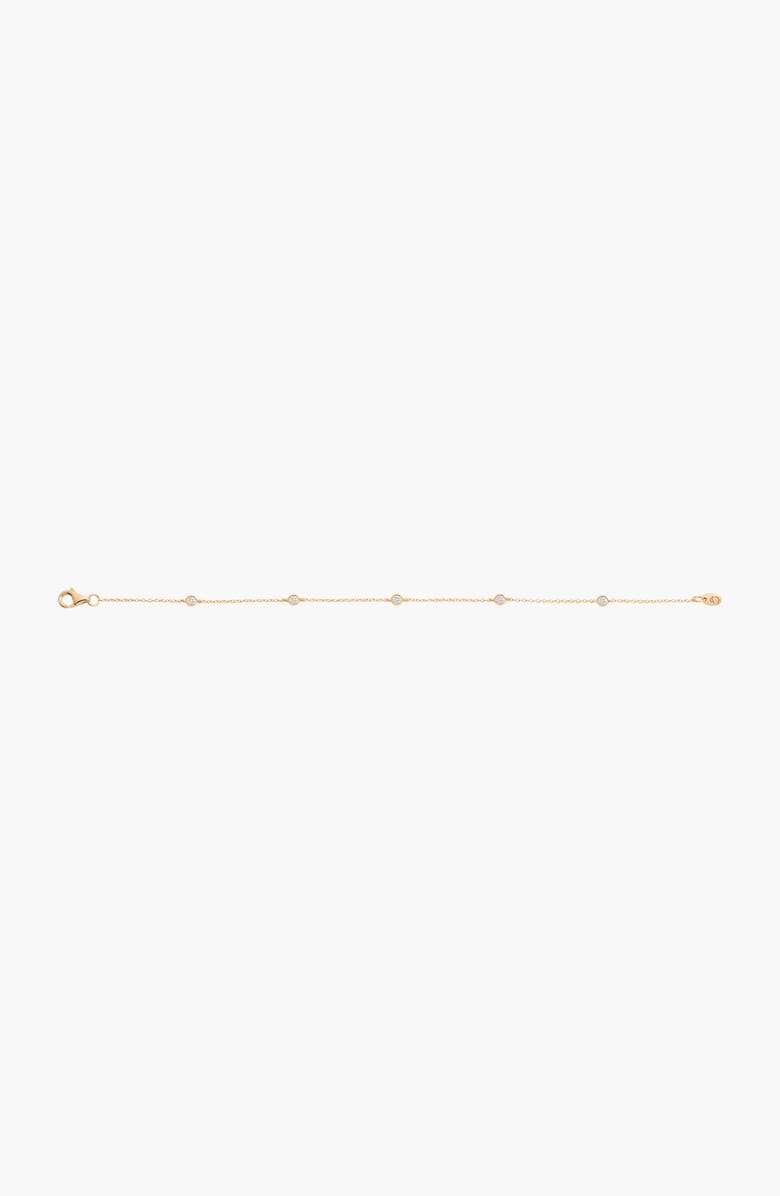 Aurate New York Lab Grown Sapphire Station Bracelet, Alternate, color, Yellow