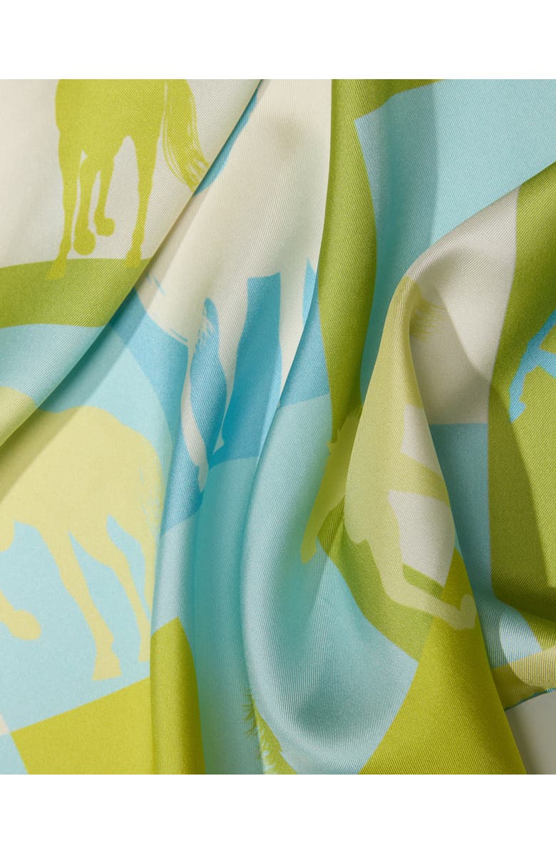 Knottery & Co Cavalier Silk Pocket Square, Alternate, color, Sky Blue