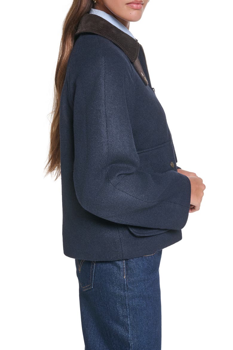 Zip Front Jacket, Alternate, color, NAVY