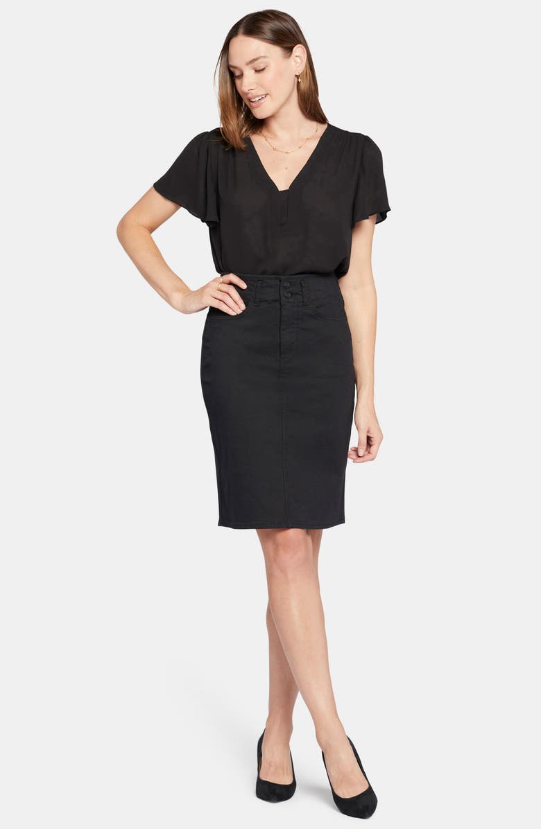 NYDJ Hollywood High Waist Skirt, Alternate, color, 