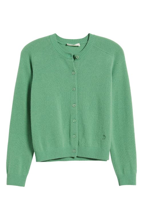 Doen Dôen Claudine Cashmere Cardigan In Light Kelly Green