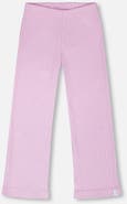 Deux par Deux Crinkle Jersey Flared Bottom Leggings