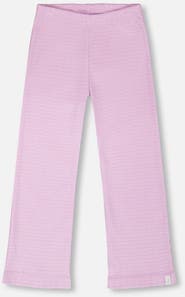 Deux par Deux Crinkle Jersey Flared Bottom Leggings