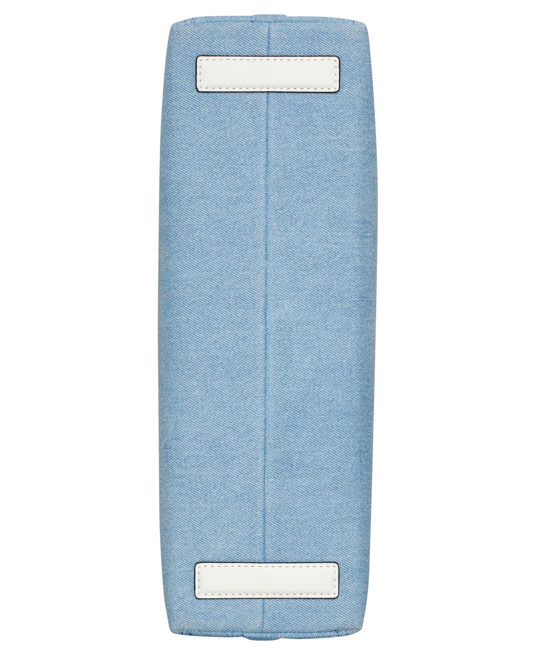 KARL LAGERFELD PARIS Nikole Mini Denim Crossbody, Alternate, color, Light Denim