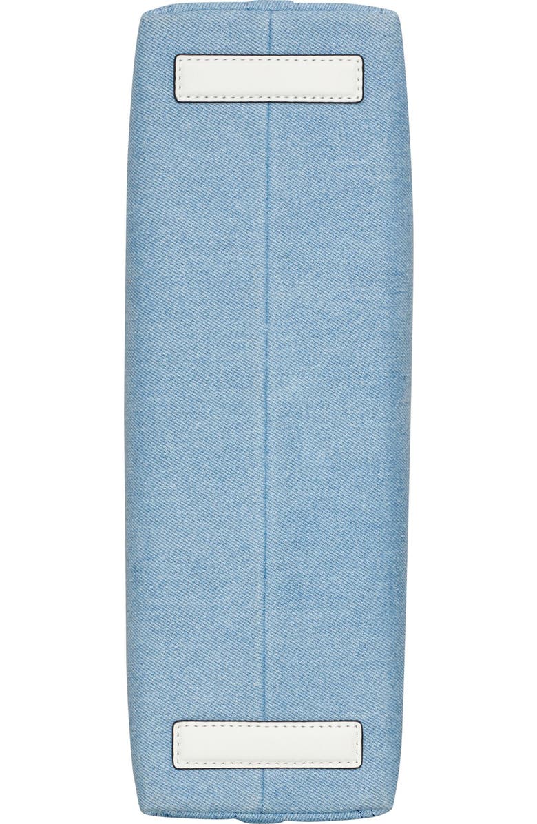 KARL LAGERFELD PARIS Nikole Mini Denim Crossbody, Alternate, color, Light Denim