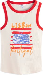 NEXT Lisbon Rib Graphic Tank