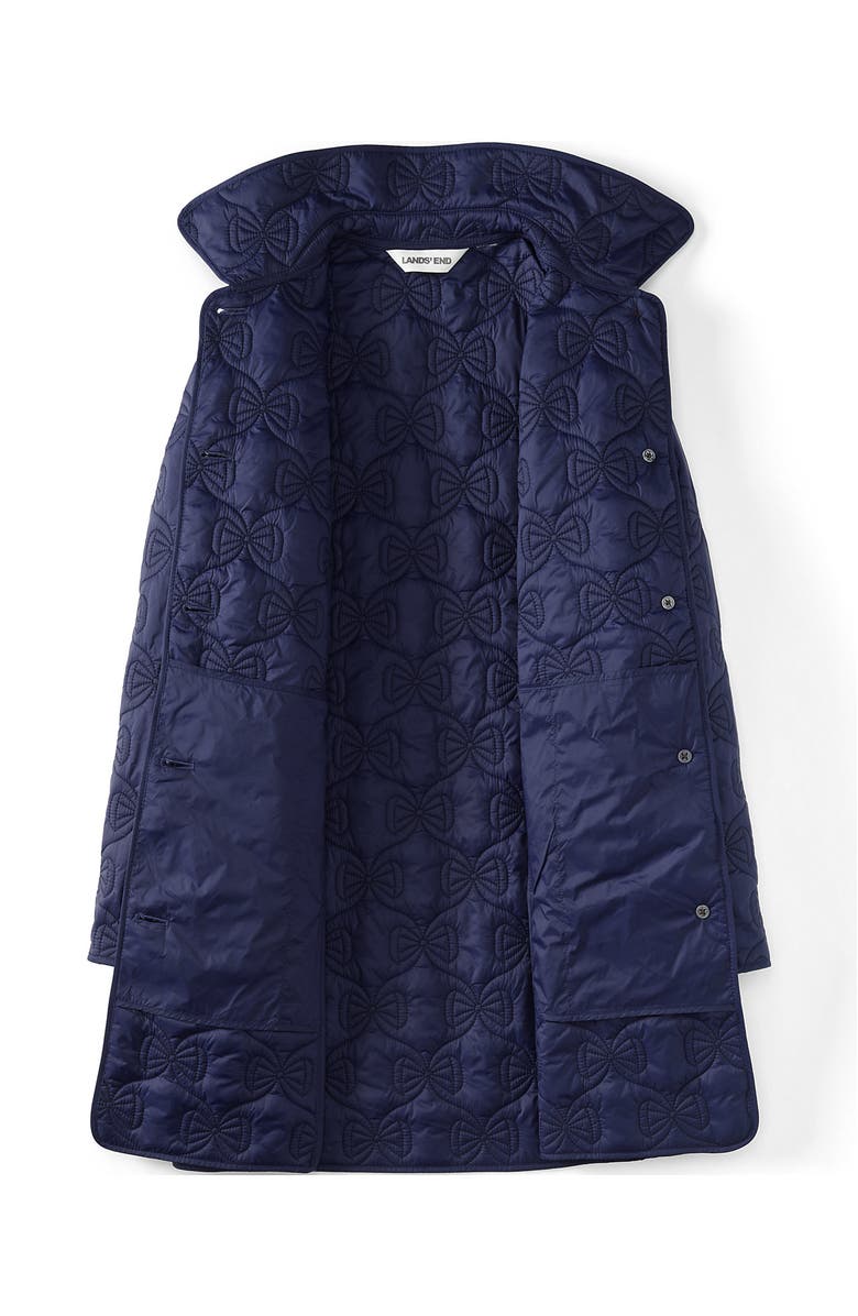 Lands' End Bow Quilted Insulated Coat, Alternate, color, 