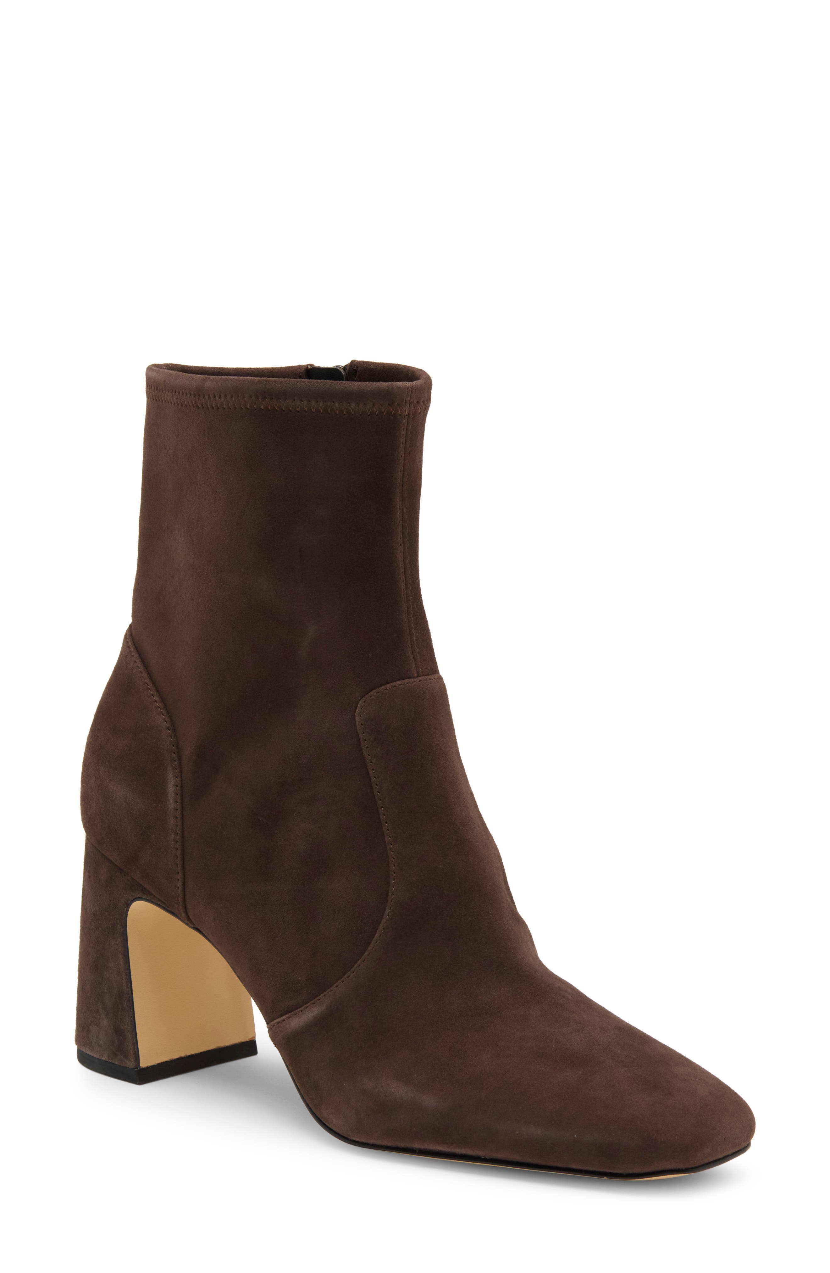 WALNUT STRETCH SUEDE