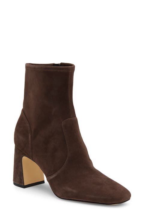 Simona Stretch Leather Bootie