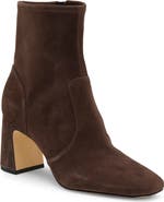 Stuart Weitzman Simona Stretch Leather Bootie