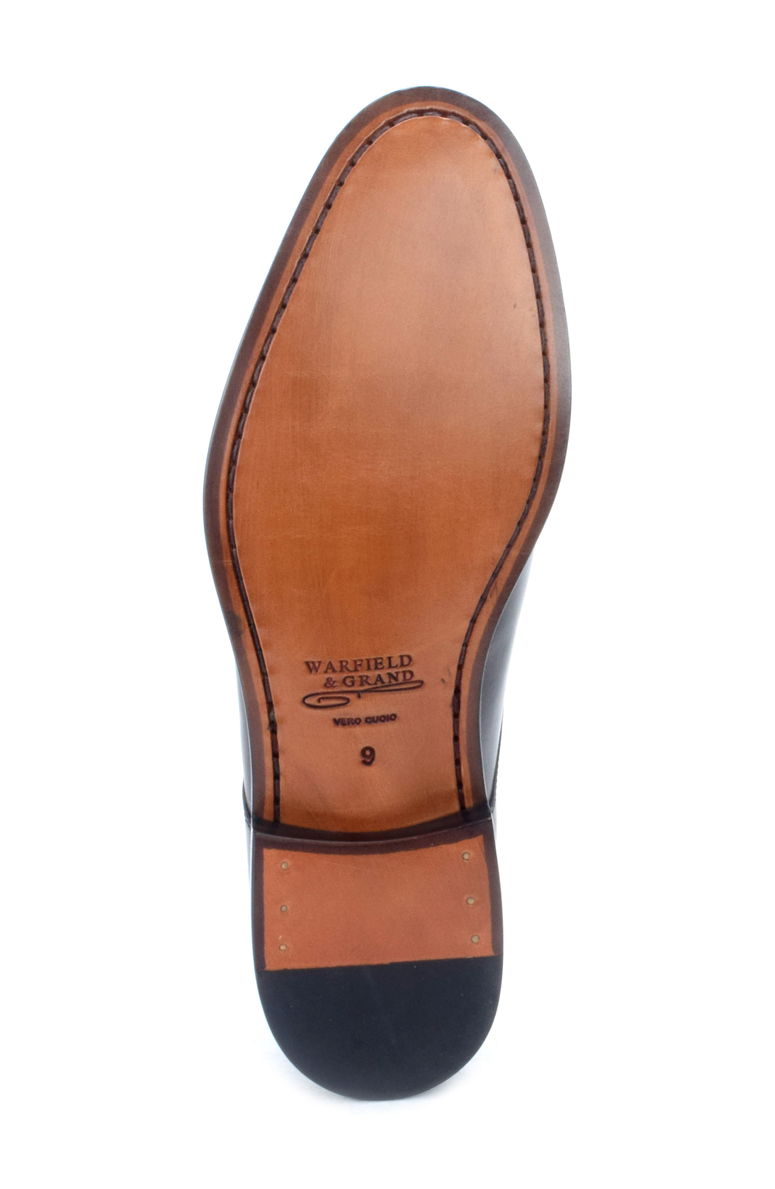Warfield & Grand Keller Plain Toe Derby, Alternate, color, Chestnut