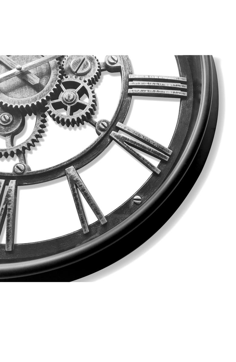 Westclox Gears 20 Inch Wall Clock, Alternate, color, Black