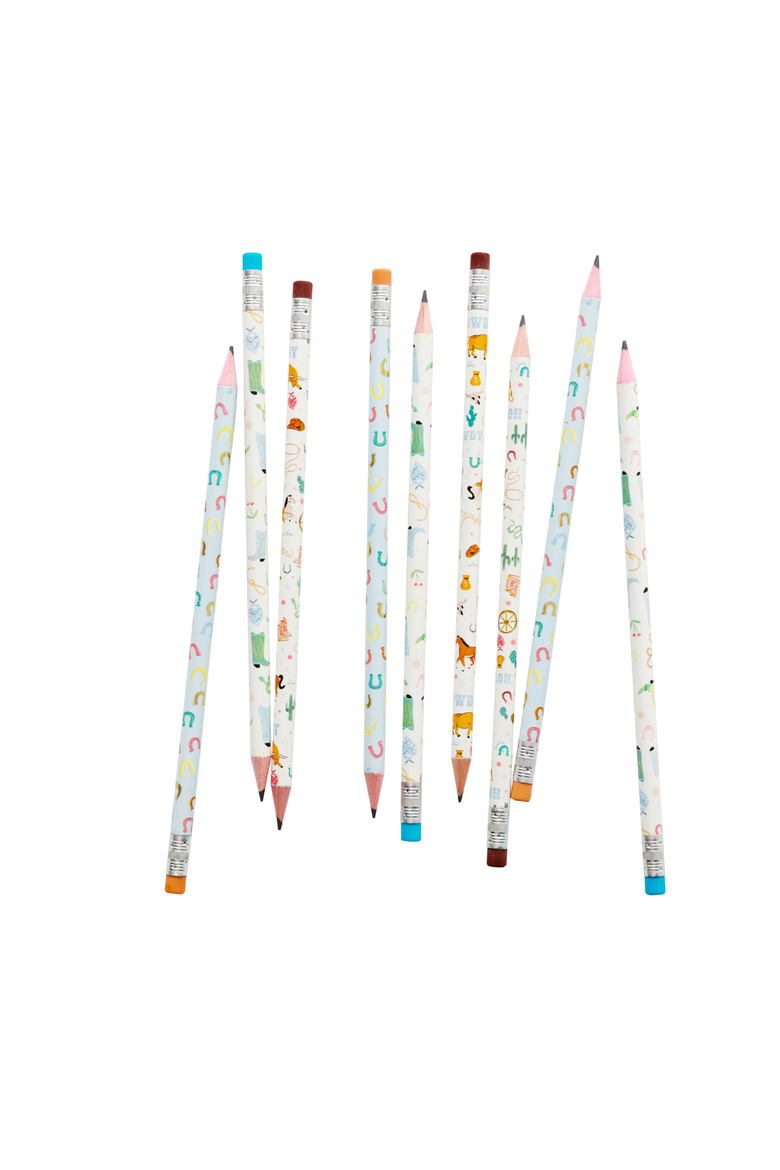 Back to School Cowboy Pencil Set, Main, color, Assorted Pre-Pack