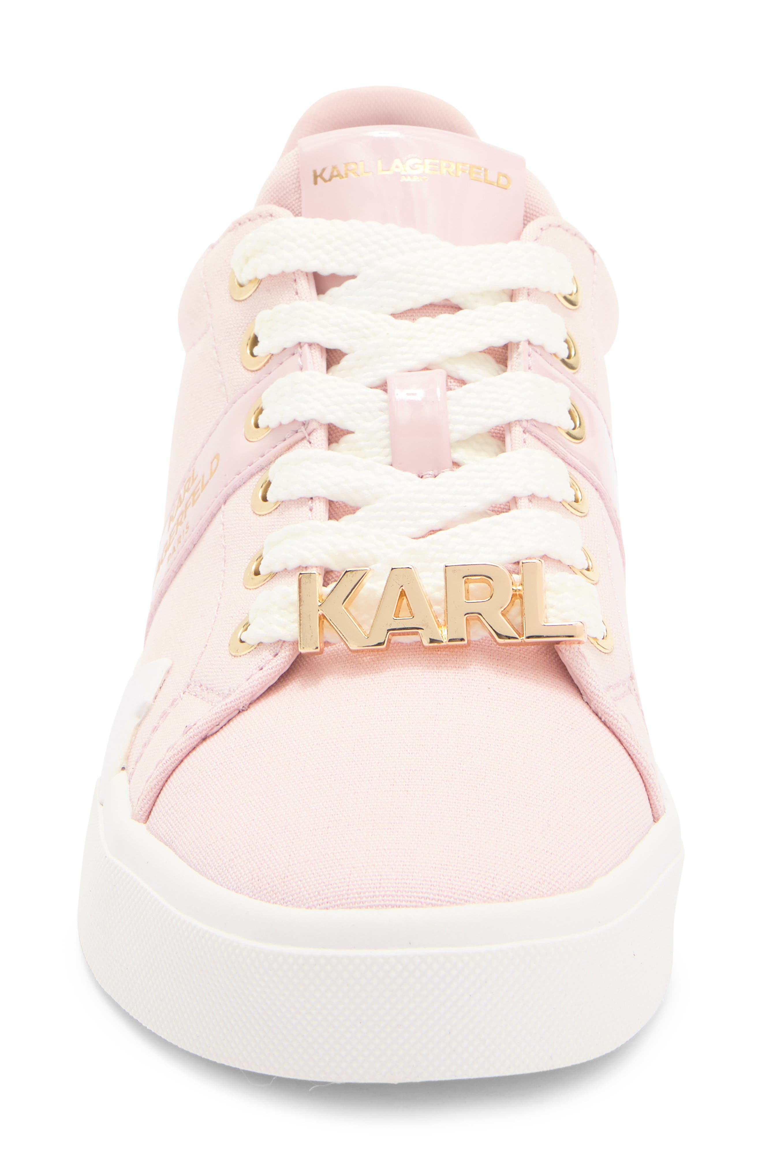KARL LAGERFELD PARIS Mablyn Low Top Sneaker, Alternate, color, Light Blush