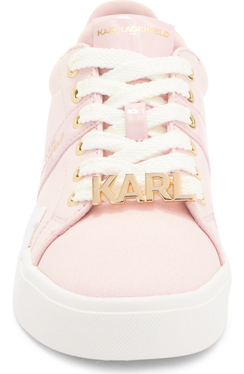 KARL LAGERFELD PARIS Mablyn Low Top Sneaker, Alternate, color, Light Blush