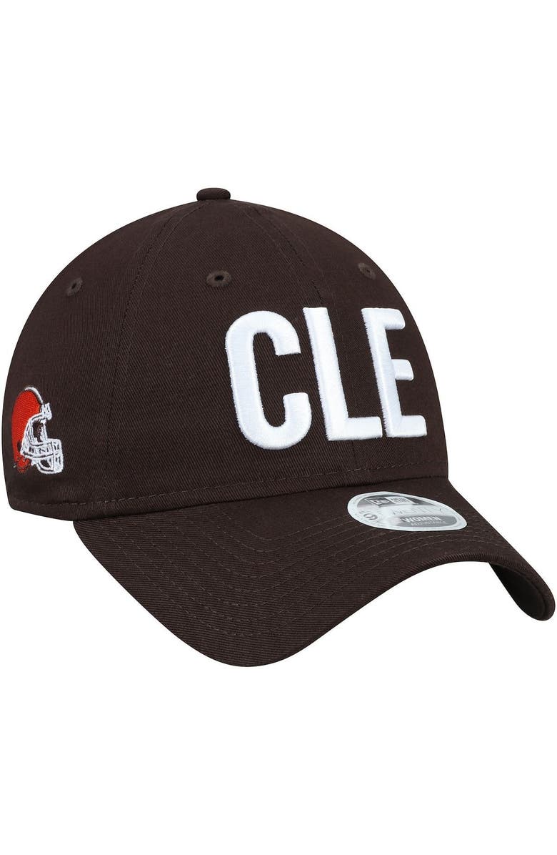 New Era Women's New Era Brown Cleveland Browns Hometown 9TWENTY Adjustable Hat, Alternate, color,