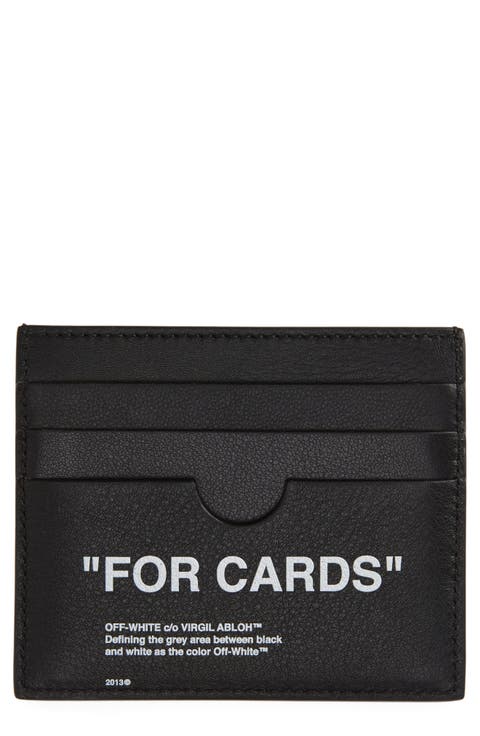 Quote Leather Card Case