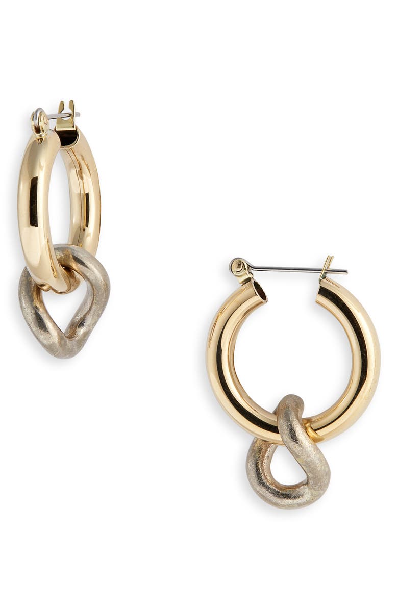Laura Lombardi Onda Charm Earrings, Main, color, 