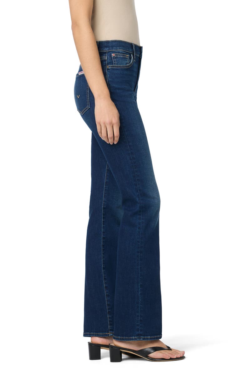 Hudson Jeans Jolene Cuffed Hem Wide Leg Jeans, Alternate, color, Schellenbach