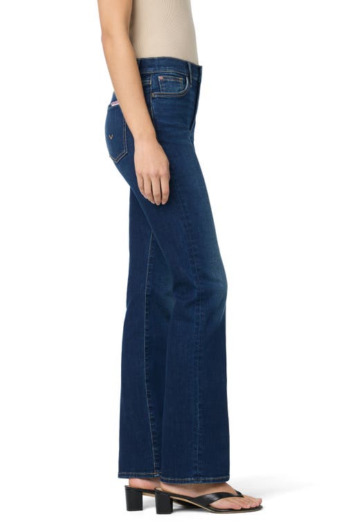 Hudson Jeans Jolene Cuffed Hem Wide Leg Jeans In Blue