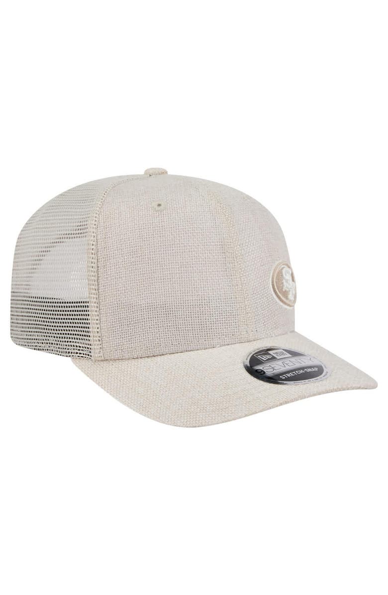 New Era Men's New Era Natural San Francisco 49ers Flawless 9SEVENTY Stretch-Snap Hat, Alternate, color, 