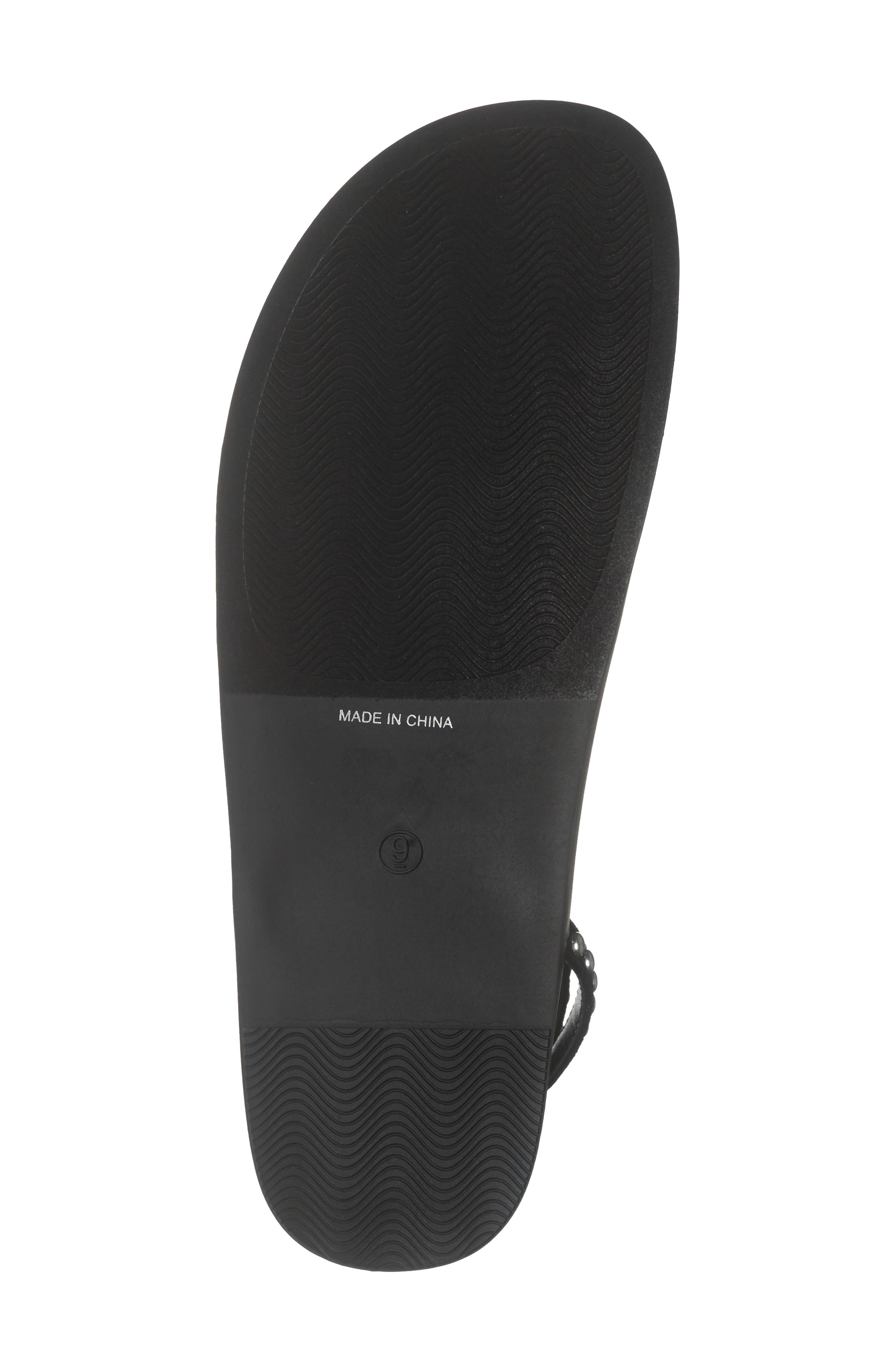 Abound Roux Studded Sandal, Alternate, color, Black Mist