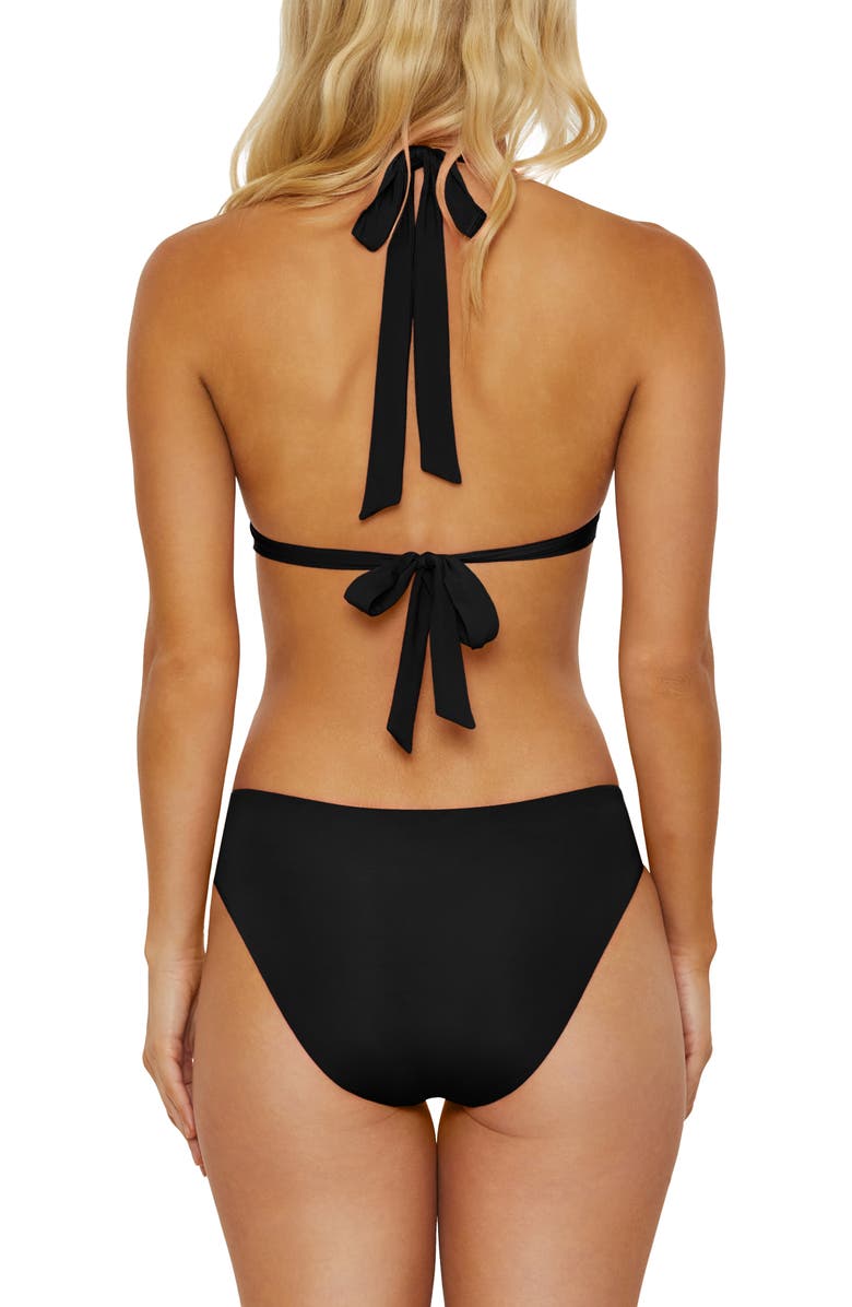 Isabella Rose Belmore Hipster Bikini Bottoms, Alternate, color, Black