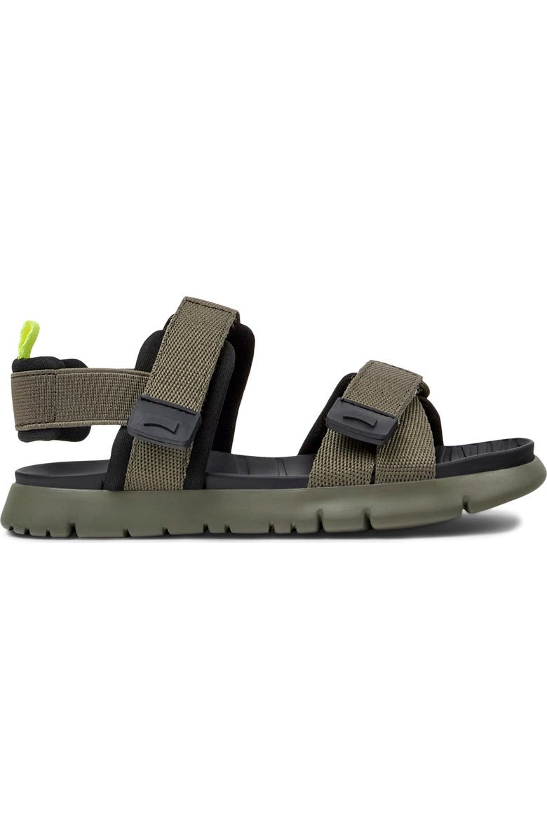 Camper Kids' Oruga Sandal, Alternate, color, Medium Green