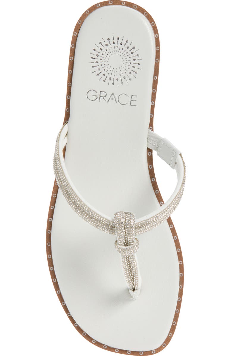 Grace Footwear <p>Maldives Flip Flop (Women)</p>, Alternate, color, Clear/ White