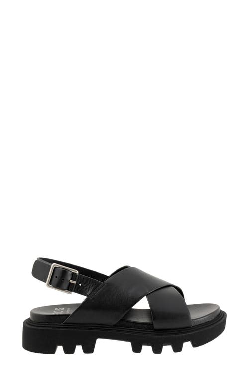 Shop Eos Footwear Flighty Slingback Platform Sandal In Black