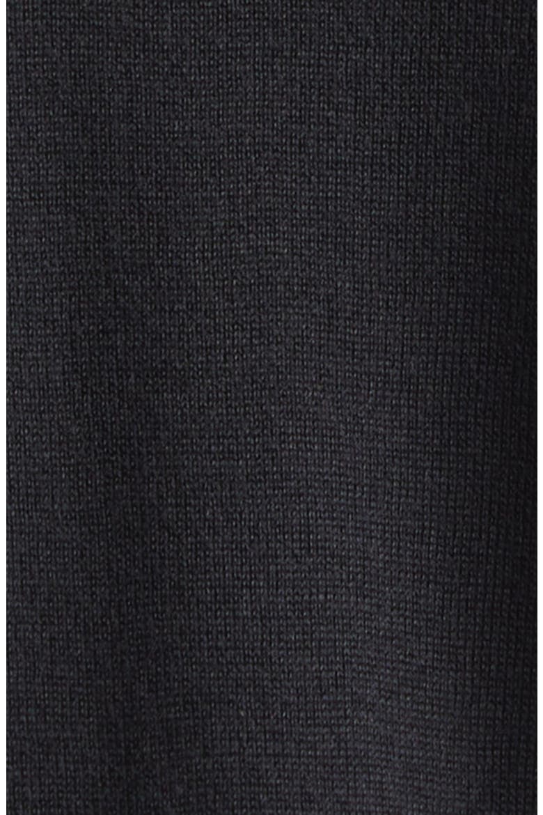 Colorblock Long Sleeve Virgin Wool Sweater Dress, Alternate, color, WHITE/ BLACK