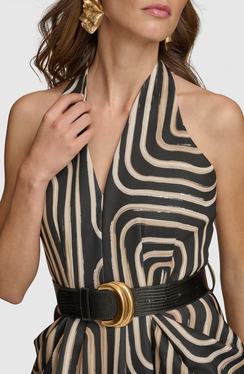 Donna Karan New York Belted Midi Dress, Alternate, color,